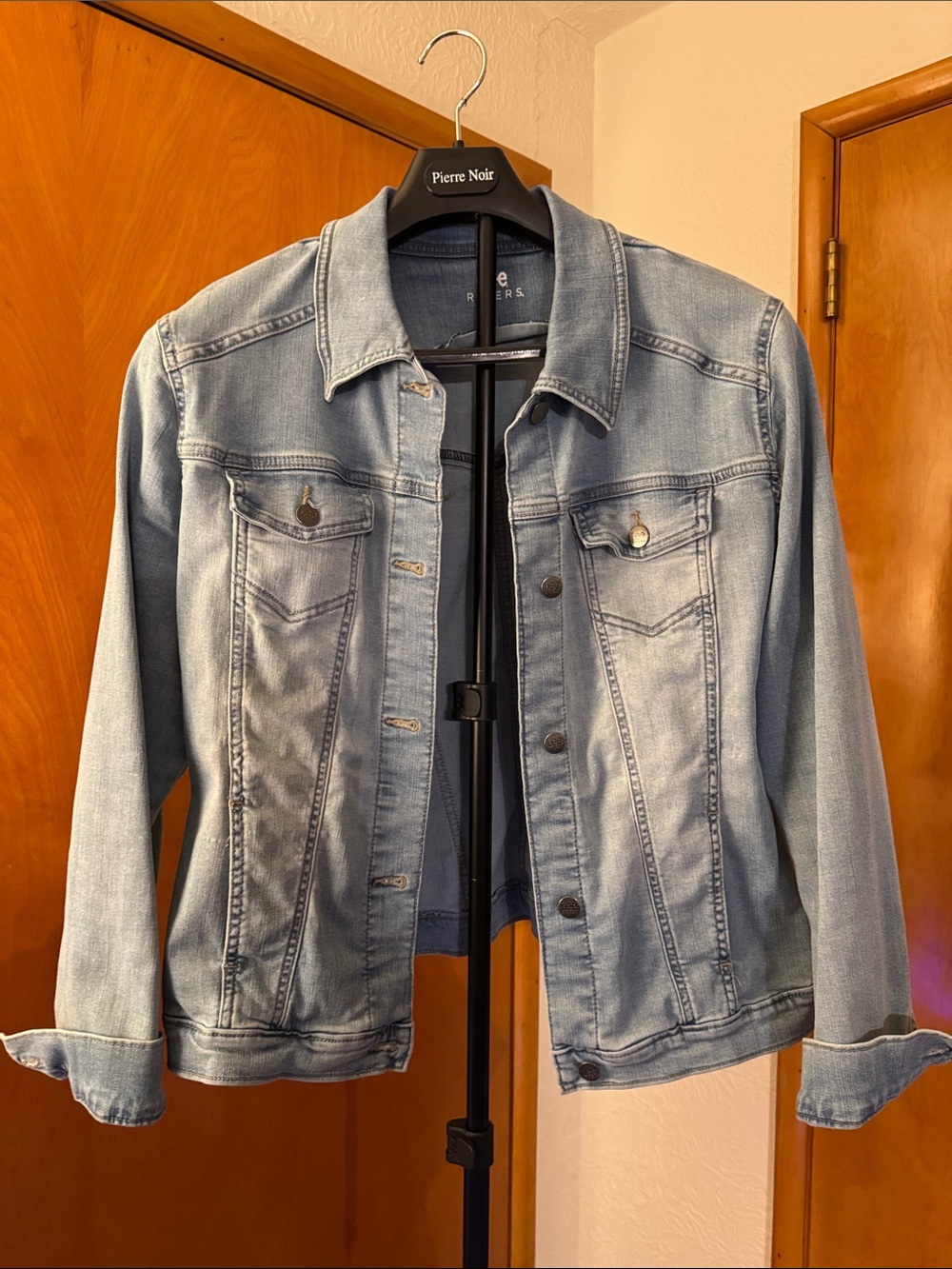 Riders by Lee Light Blue Denim Jacket for Women